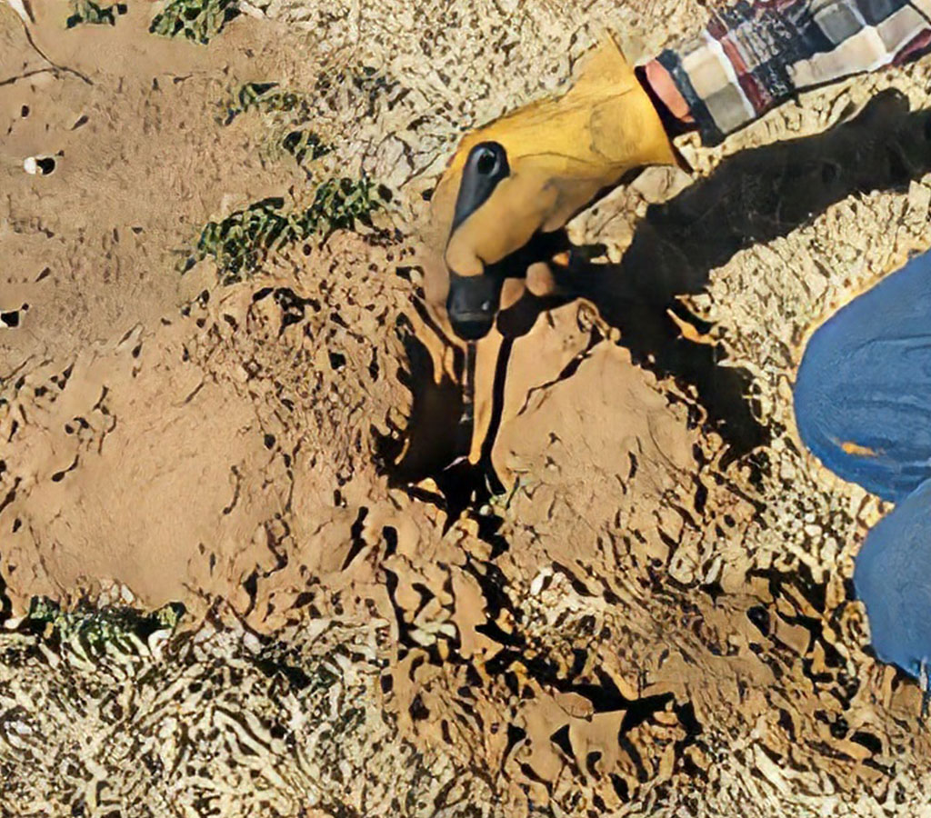 Pocket Gopher Damage Mounds