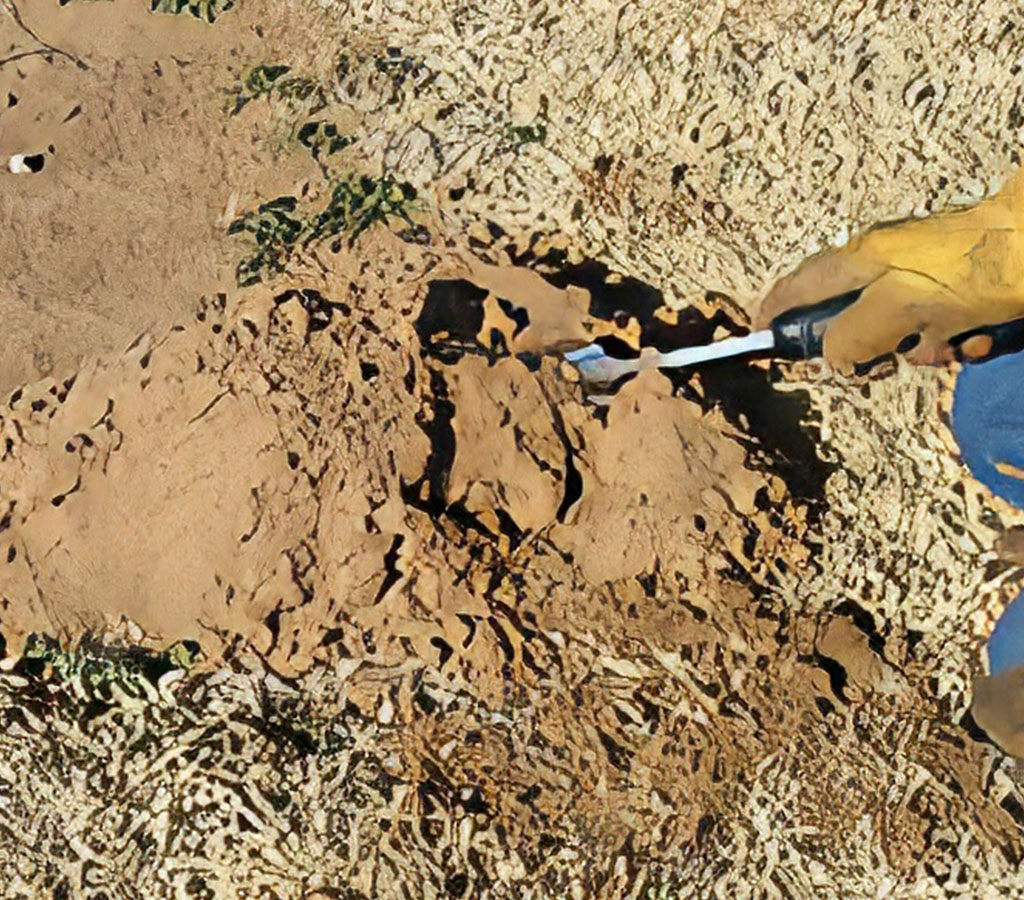 Pocket Gopher Damage Mounds